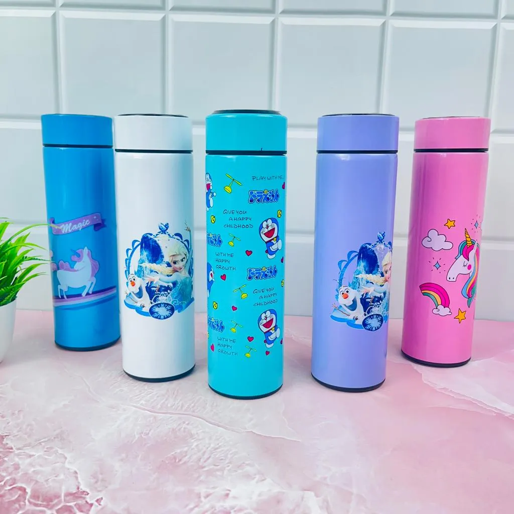 500ml Doremon Themed Without Temperature Bottle for Kids(Without Box)