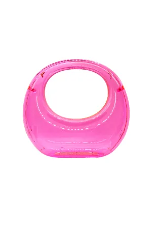 Acrylic Bubble Bag - Neon Pink