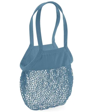 Airforce Blue - Organic cotton mesh grocery bag