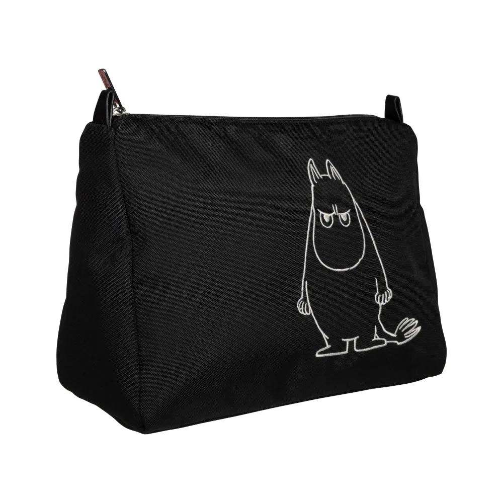 Angry Moomintroll Pouch Black