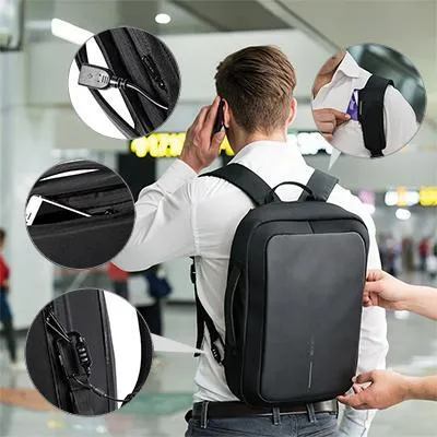 Bobby Bizz Anti Theft Backpack & Briefcase with Strap