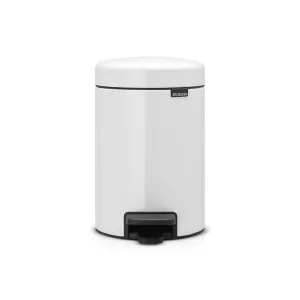 Brabantia NewIcon Pedal Bin White 5L