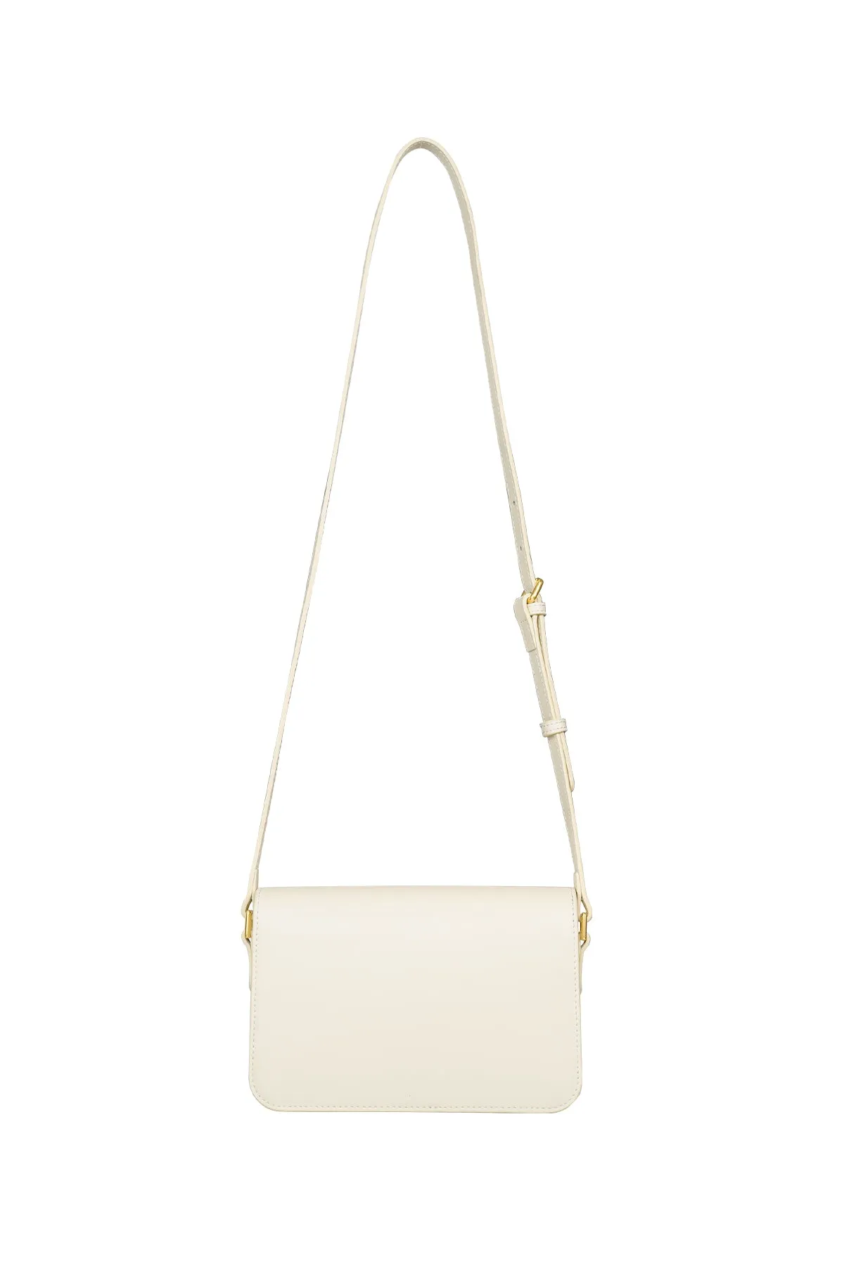 Briana Leather Bag - Chalk