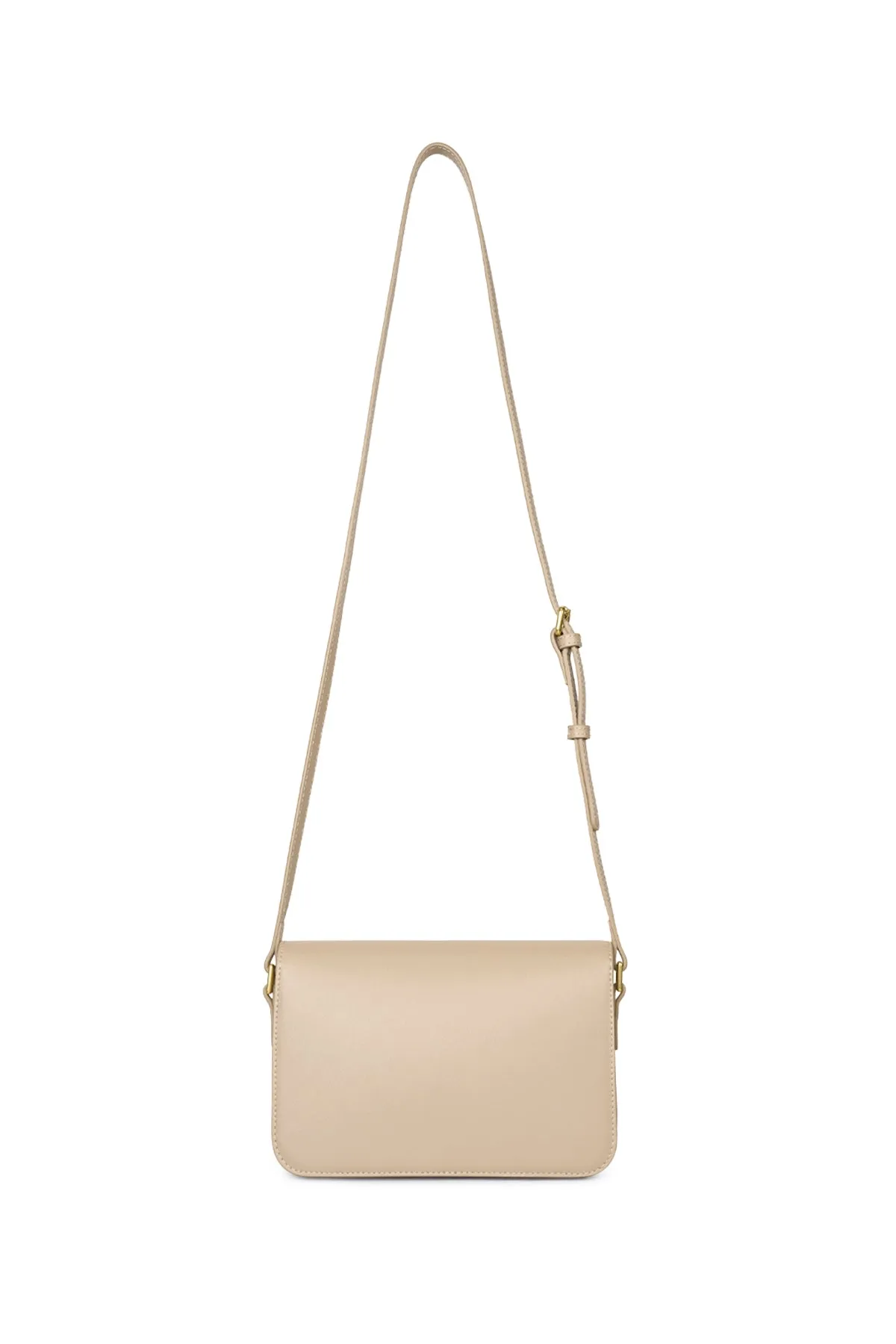 Briana Leather Bag - Taupe