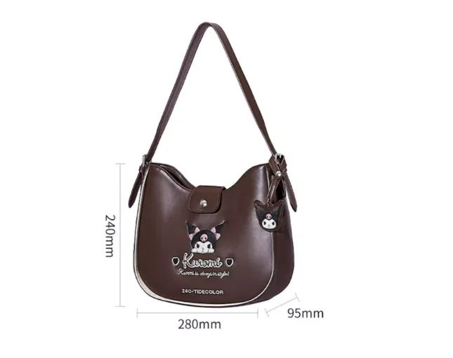 Brown Kuro Shoulder Bags