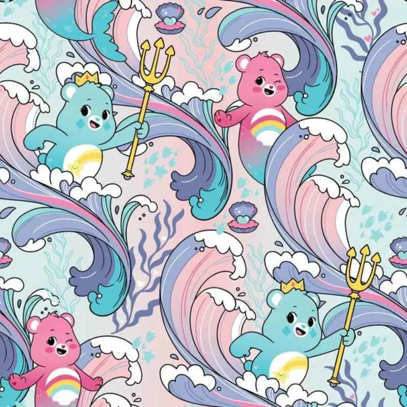 Care Bears Swimming, Mer Bears Pink