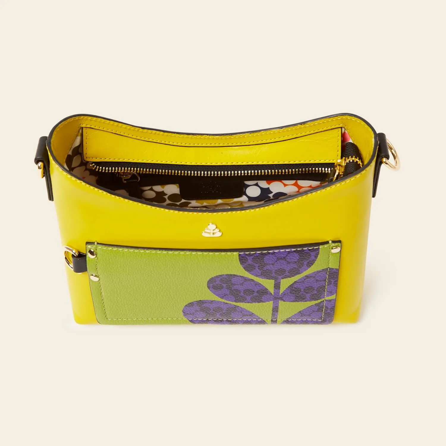 Carrymin Crossbody - Daffodil Puzzle Flower