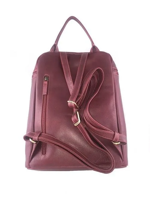 Derek Alexander Leather Bristol Large Single Opening Backpack