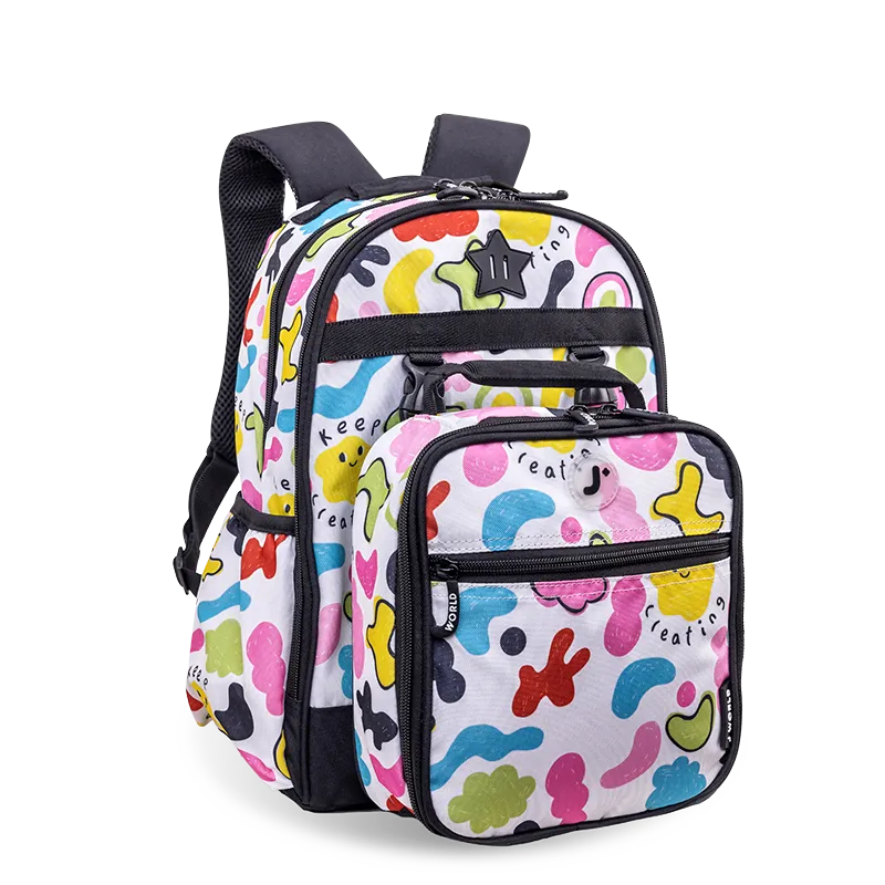 Duet Kids Backpack & Detachable Lunch Box Set