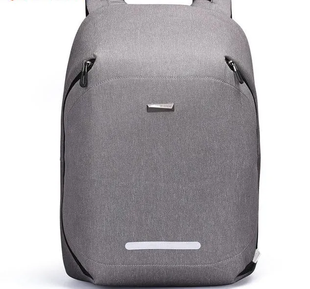 Fashion Anti-Theft Clamshell 15" Laptop Backpack with USB Charging