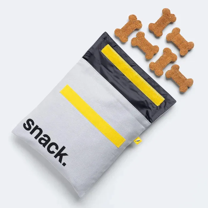 Flip snack sack - 'snack' black