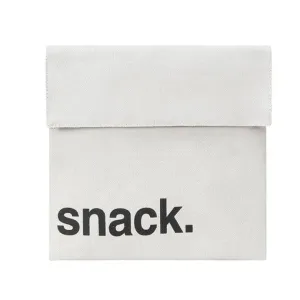 Flip snack sack - 'snack' black