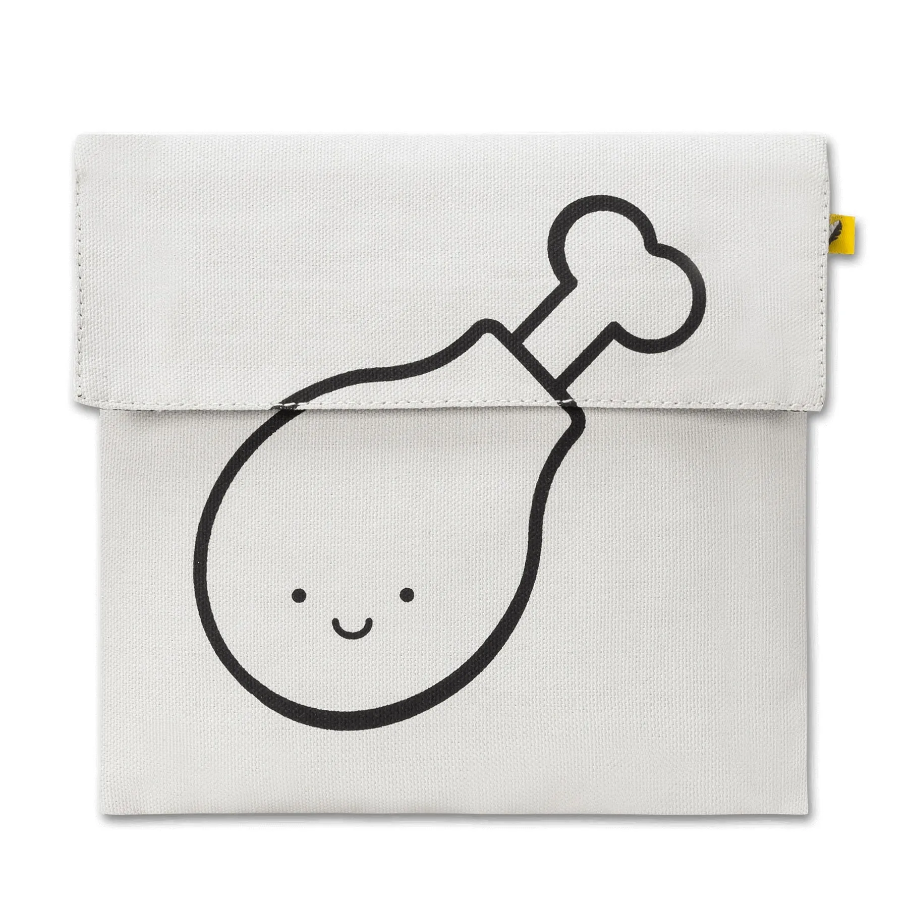 Fluf Flip Snack Bag Drumstick Black