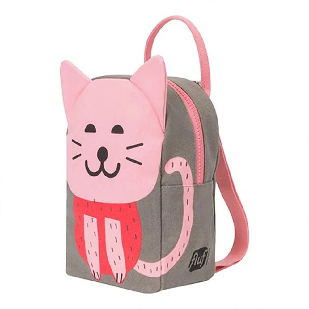 Fluf Little Backpack - Grey Cat