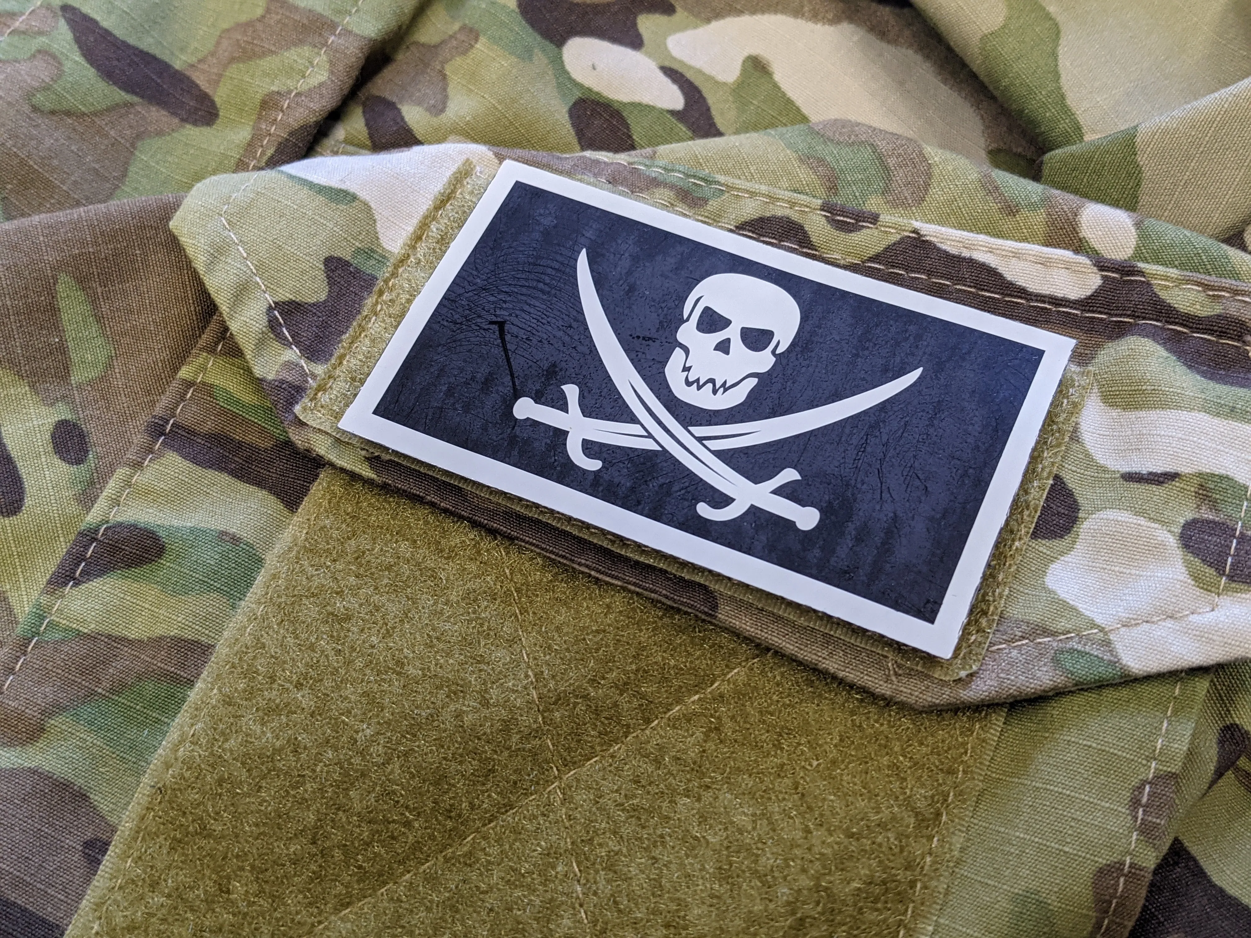 Infrared Reflective Calico Jack Patch