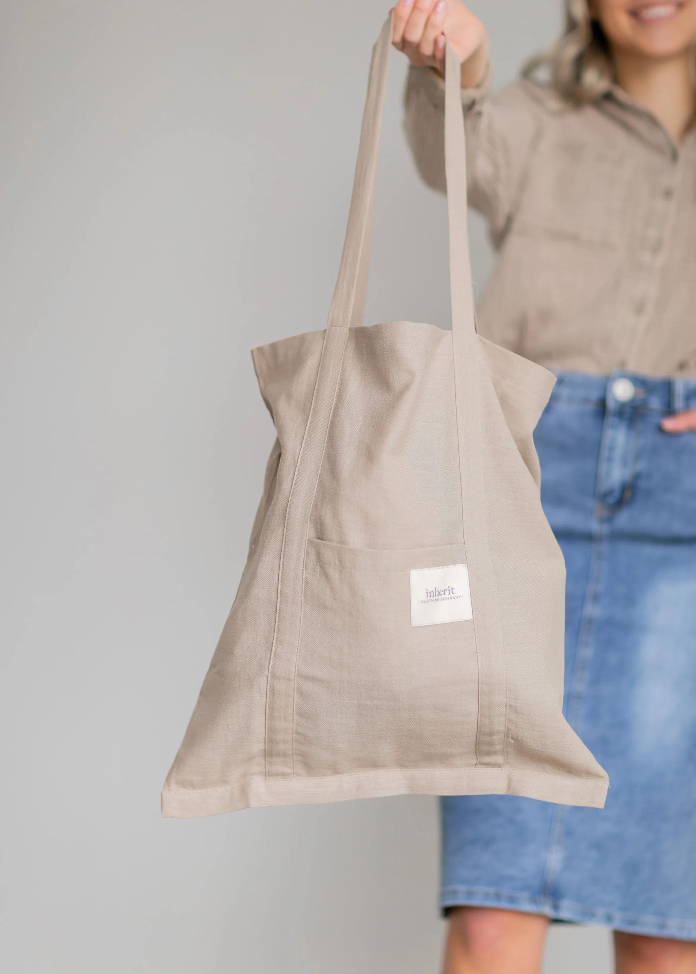 Inherit Linen Tote Bag - FINAL SALE