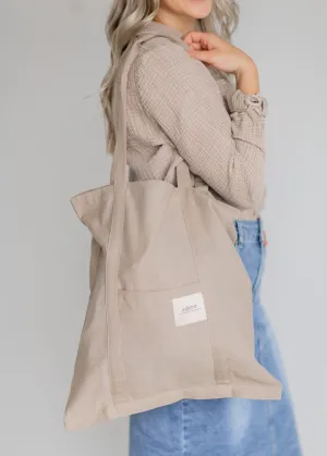 Inherit Linen Tote Bag - FINAL SALE