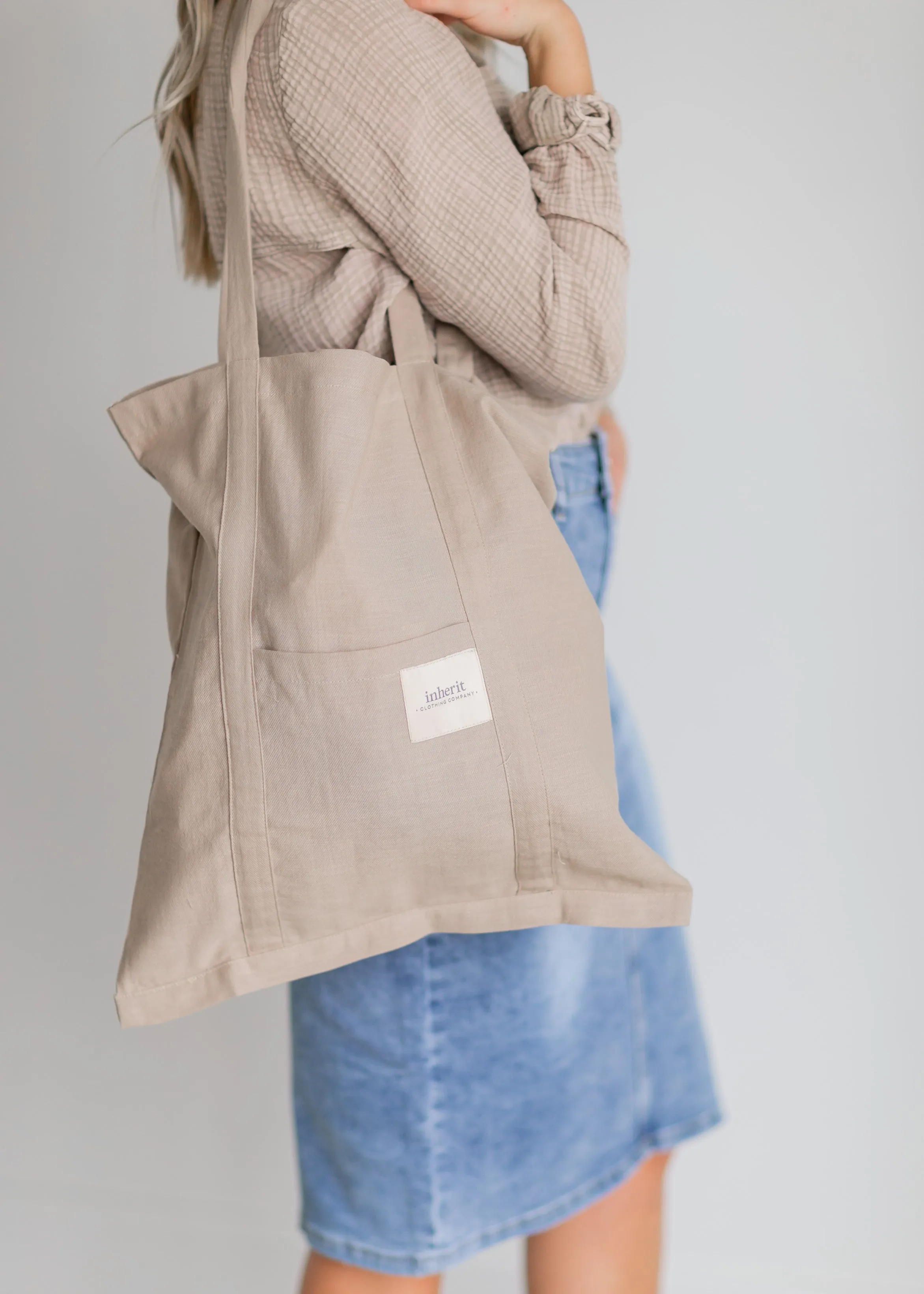 Inherit Linen Tote Bag - FINAL SALE