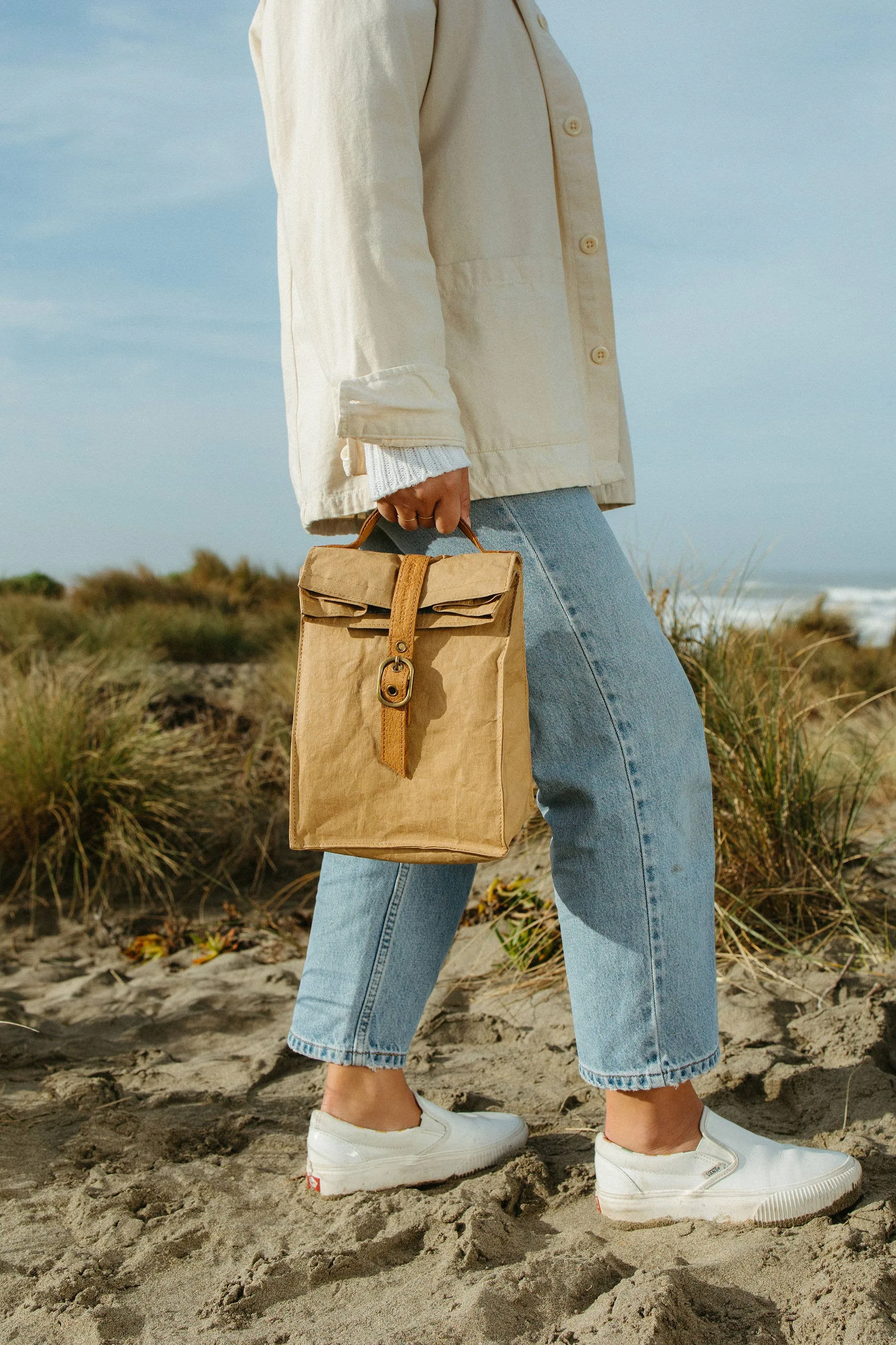 Insulated Paper Lunch Bag, Sustainable and Reusable