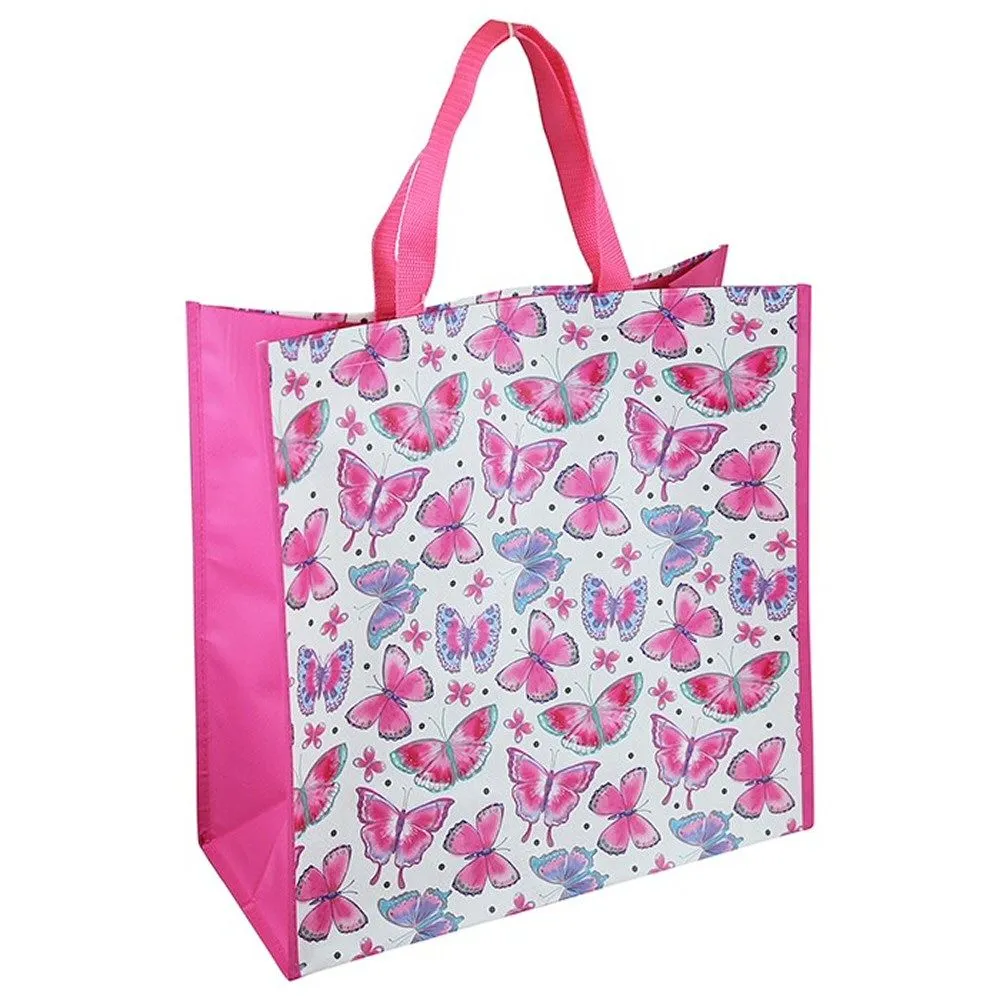 Joe Davies Pink Jumbo Butterfly Shopping Bag