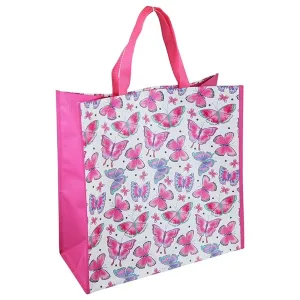 Joe Davies Pink Jumbo Butterfly Shopping Bag