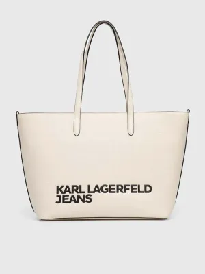 Karl Lagerfeld Logo Large Tote Bag | WhiteCap Gray