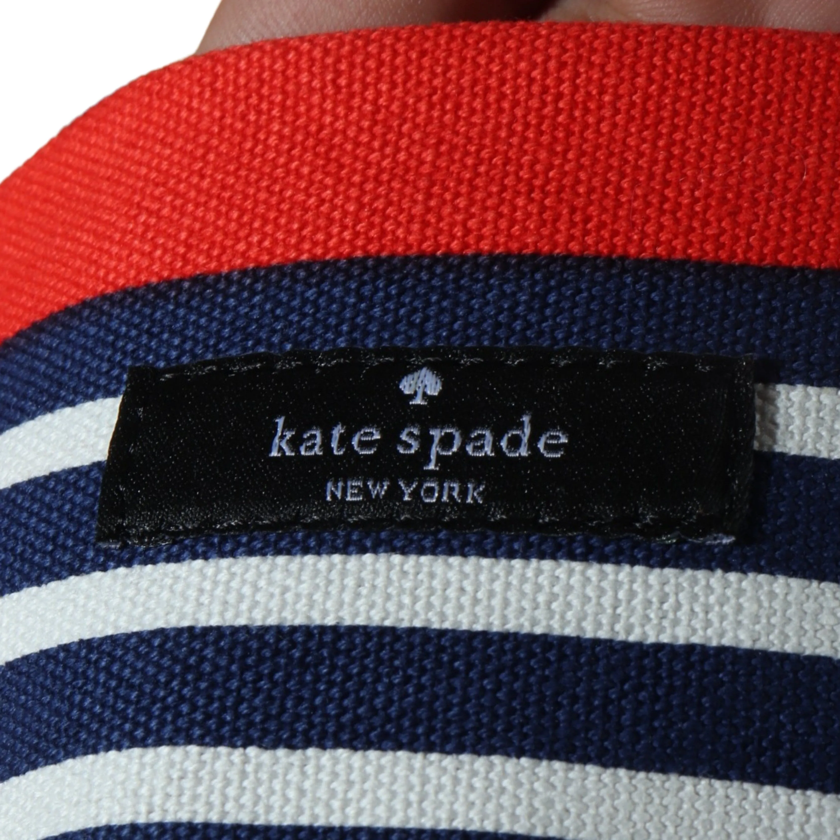 KATE SPADE - Bon Shopper Striped Tote Bag