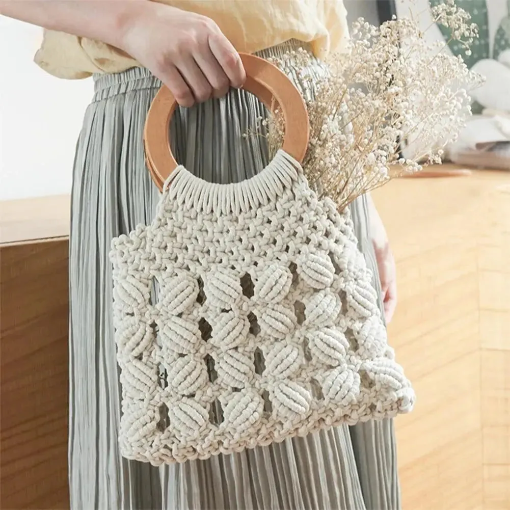 Knitted Square Handbag