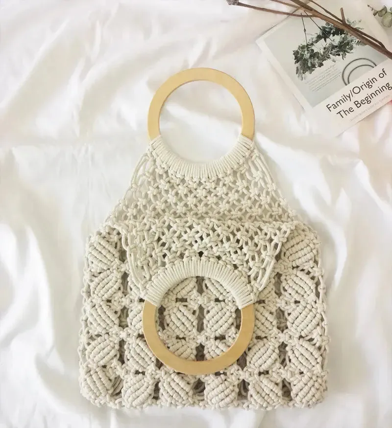 Knitted Square Handbag