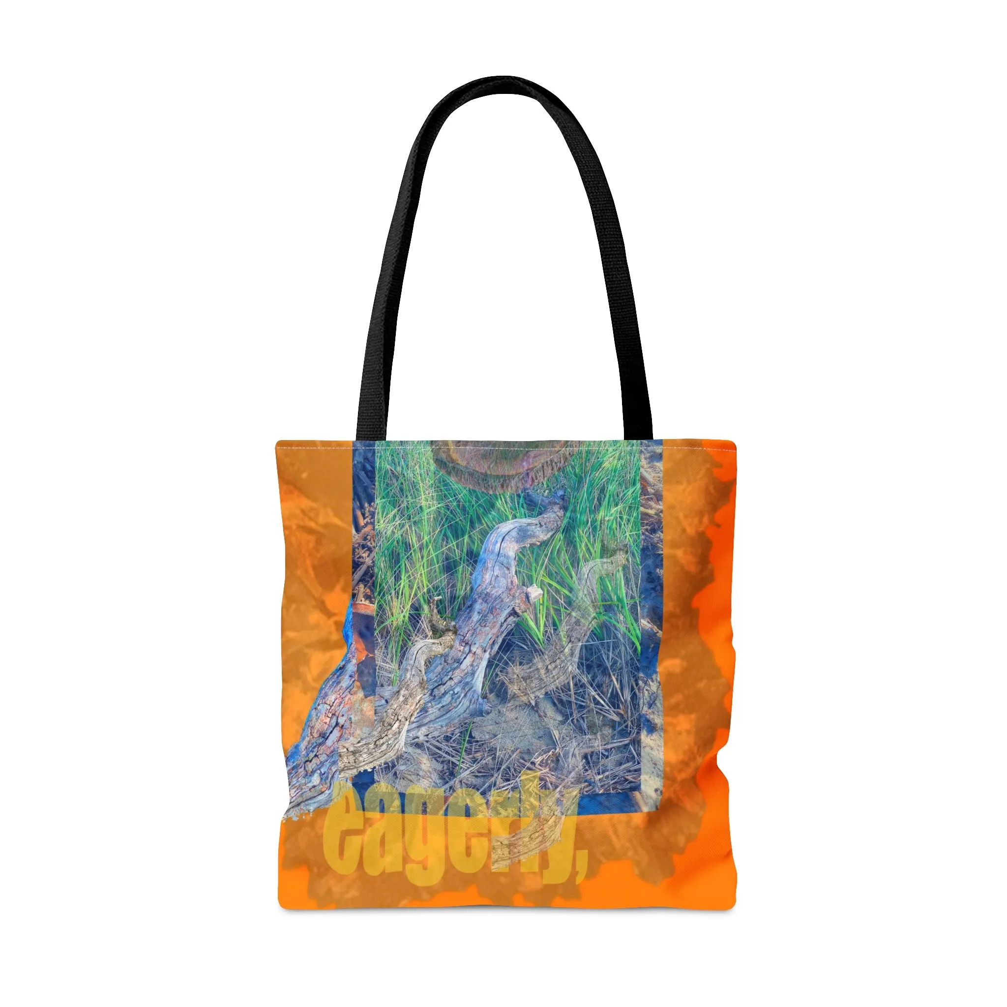 Large Tote Bag - Joyfully   Eagerly