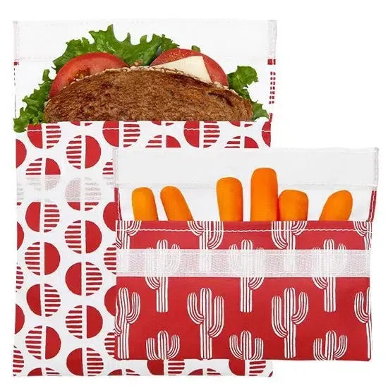 lunchskins Reusable Bag 2-Pack Bundle Set