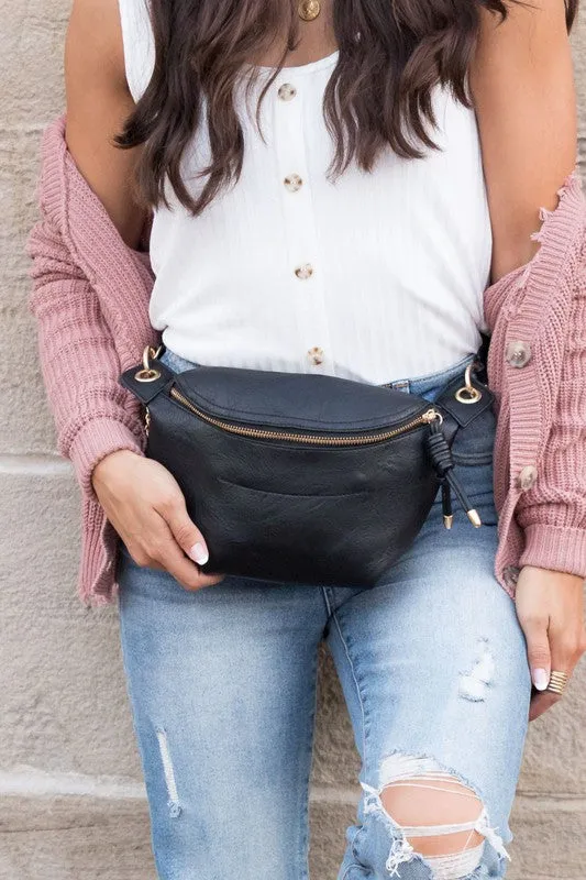 Luxe Leather Sling Bag