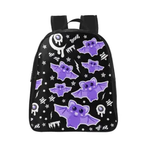 Milky bat night black Backpack (Small)