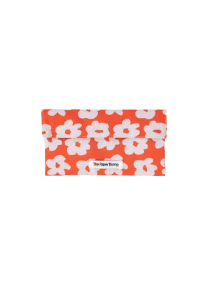 Mini Pocket Pouch (Daisies Scarlet)