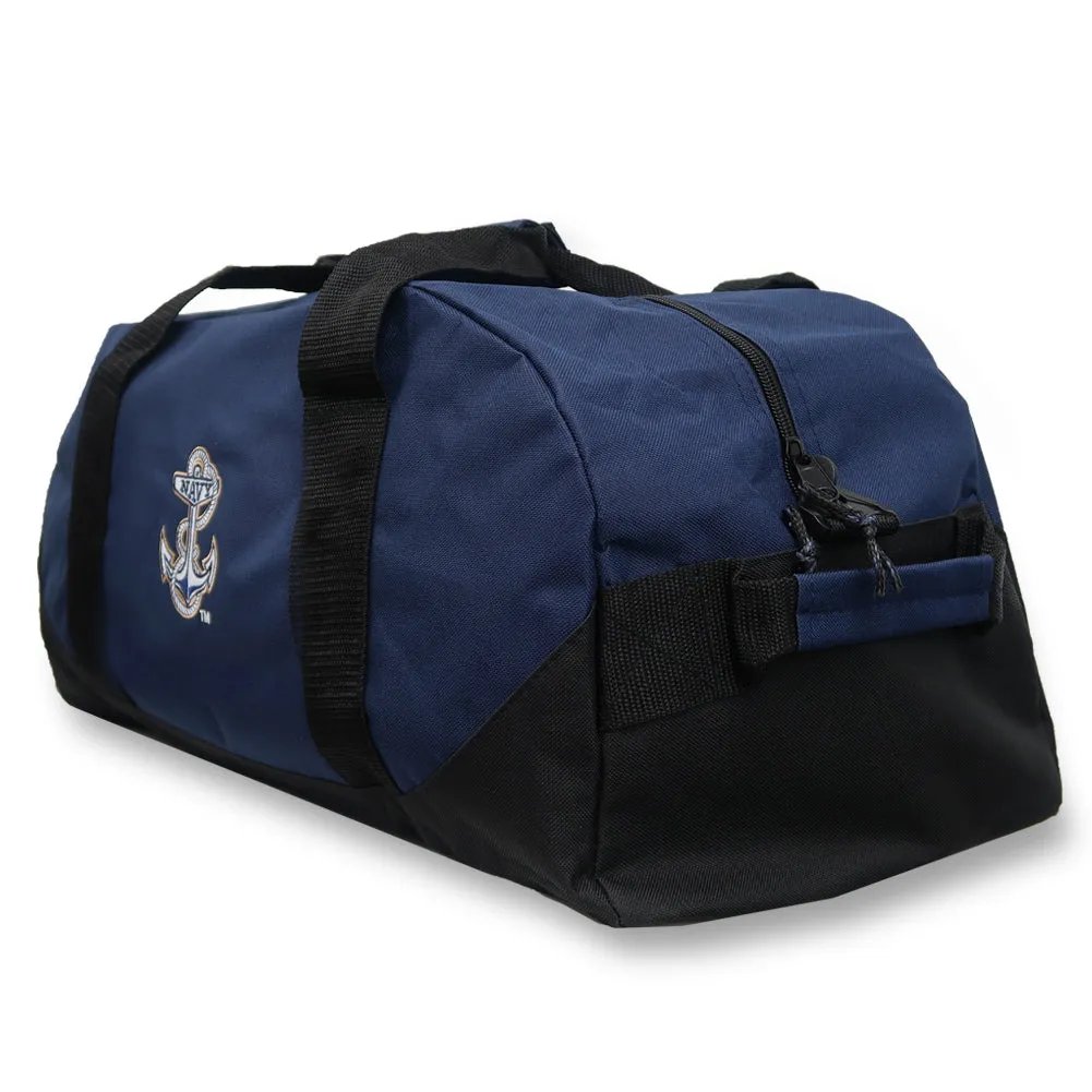 Navy Anchor Dome Duffel Bag (Navy)