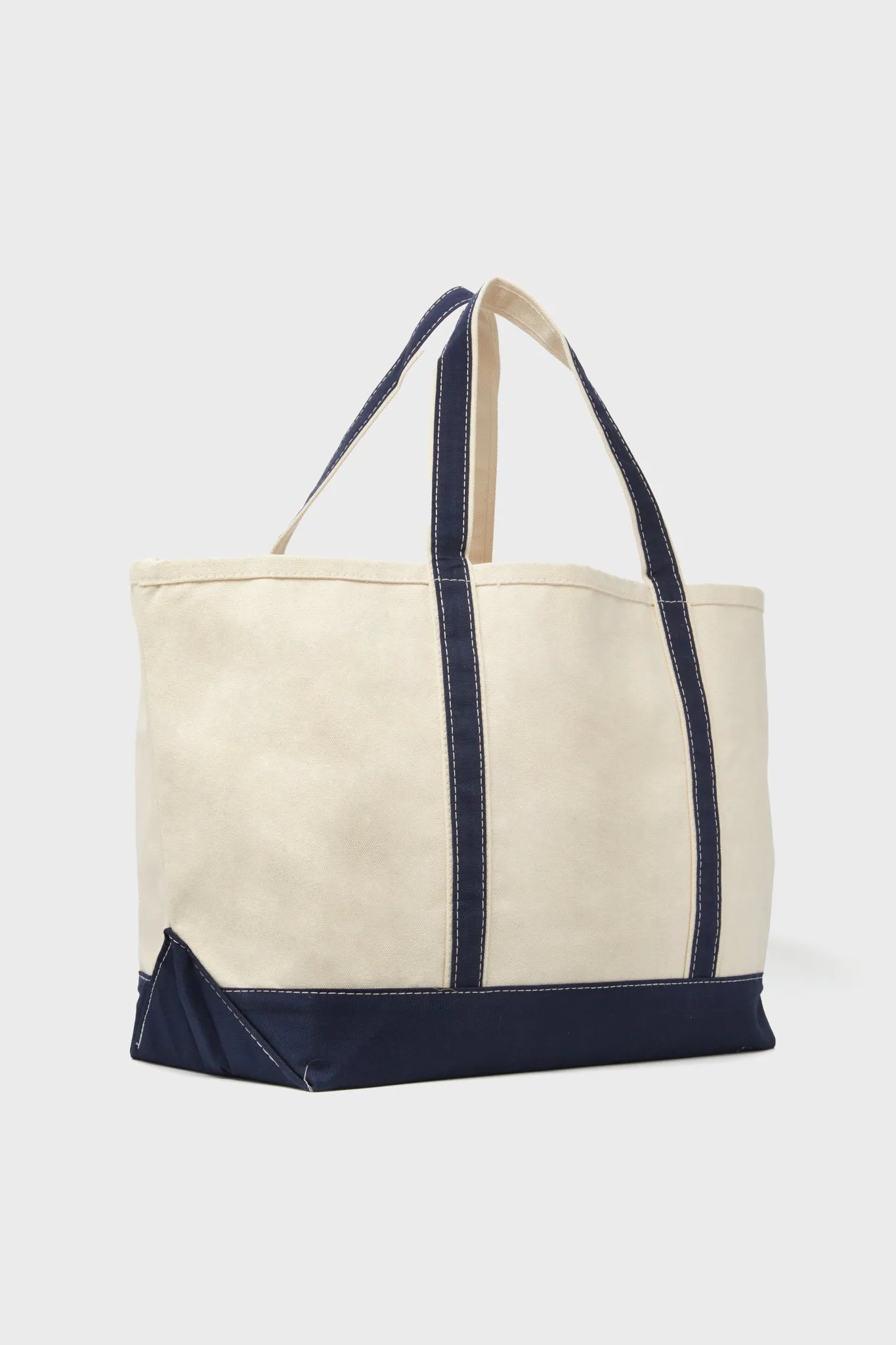 Navy Large Canvas Tote