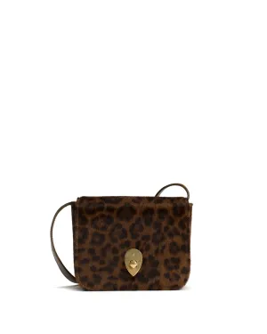 Nielle petite crossover bag Calf hair Leopard