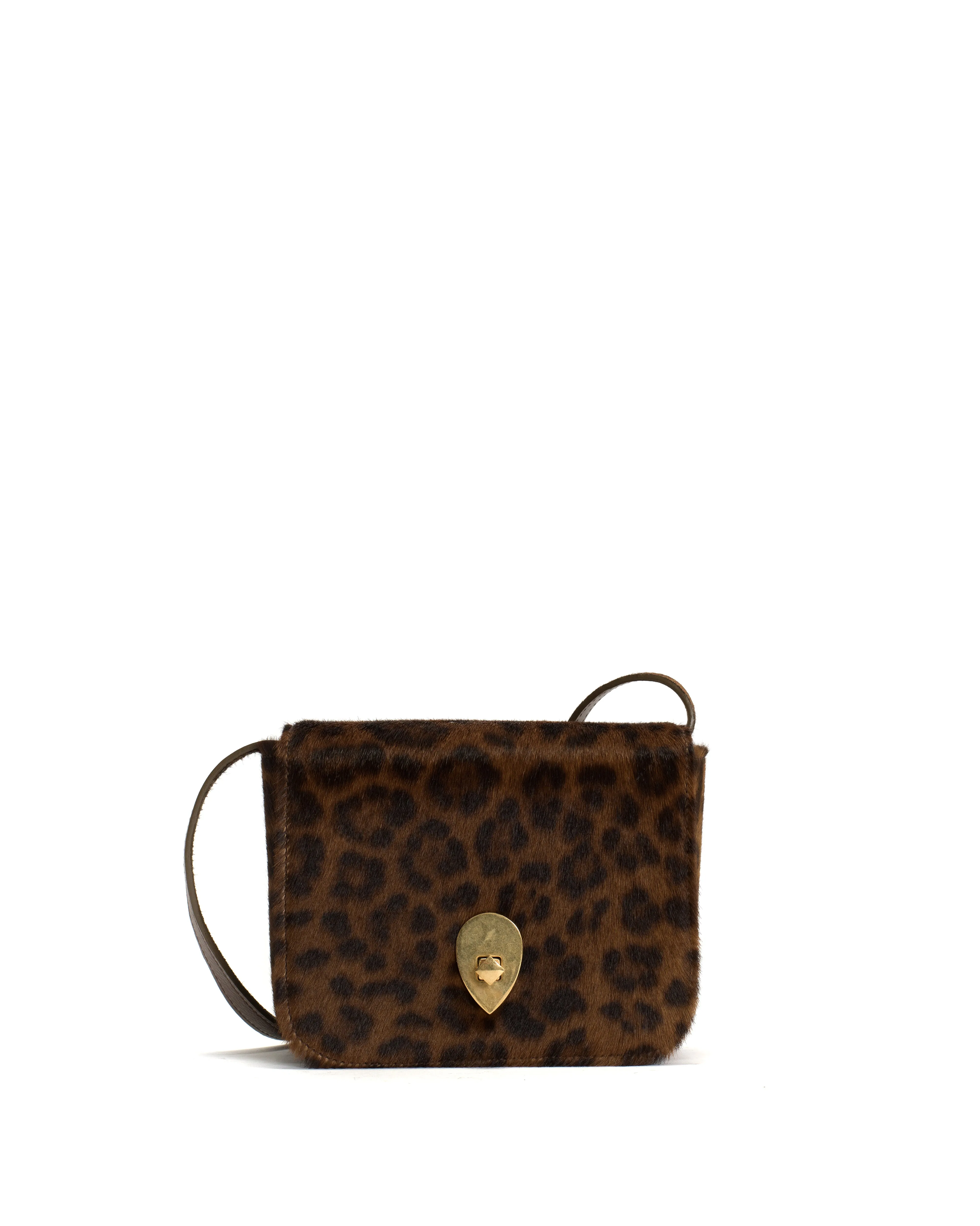 Nielle petite crossover bag Calf hair Leopard