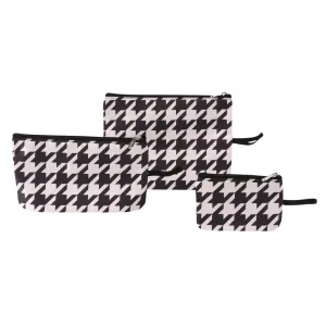 OiOi Packing Pouch Trio - Houndstooth