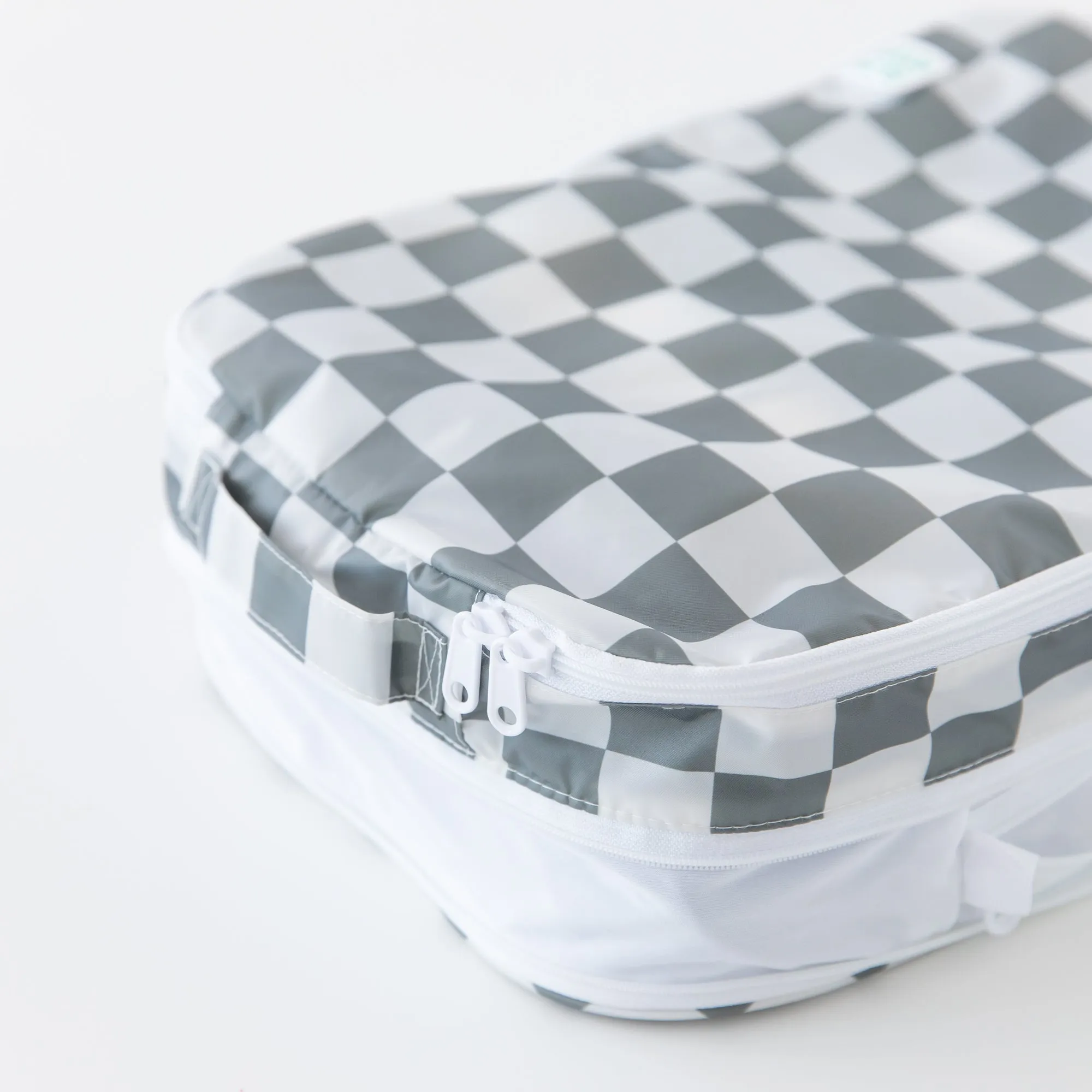 Packing Cube 2 Pack: Charcoal Check