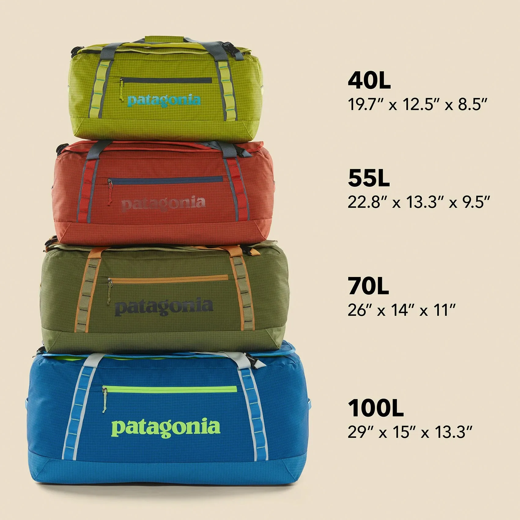 Patagonia Black Hole 55L Duffel Bag