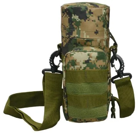 "Black Hawk Commandos Tactical MOLLE Water Bottle Pouch: Essential H2O Carrier for the Field"