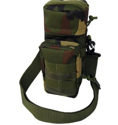 "Black Hawk Commandos Tactical MOLLE Water Bottle Pouch: Essential H2O Carrier for the Field"