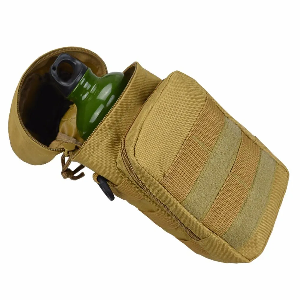 "Black Hawk Commandos Tactical MOLLE Water Bottle Pouch: Essential H2O Carrier for the Field"