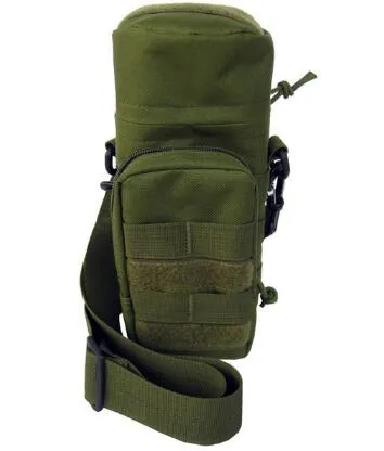 "Black Hawk Commandos Tactical MOLLE Water Bottle Pouch: Essential H2O Carrier for the Field"