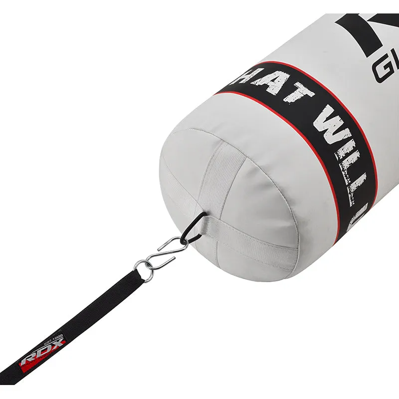 RDX F1 4ft / 5ft 3-in-1 White Punching Bag with Mitts Set