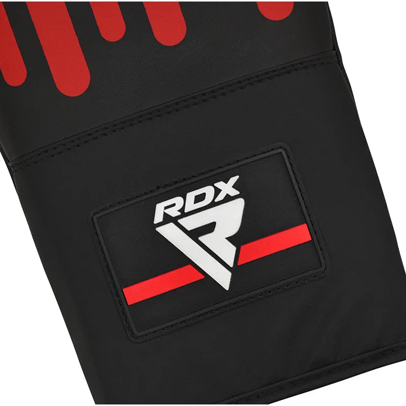 RDX F9 4ft / 5ft 3-in-1 Red / Black Punch Bag with Mitts Set