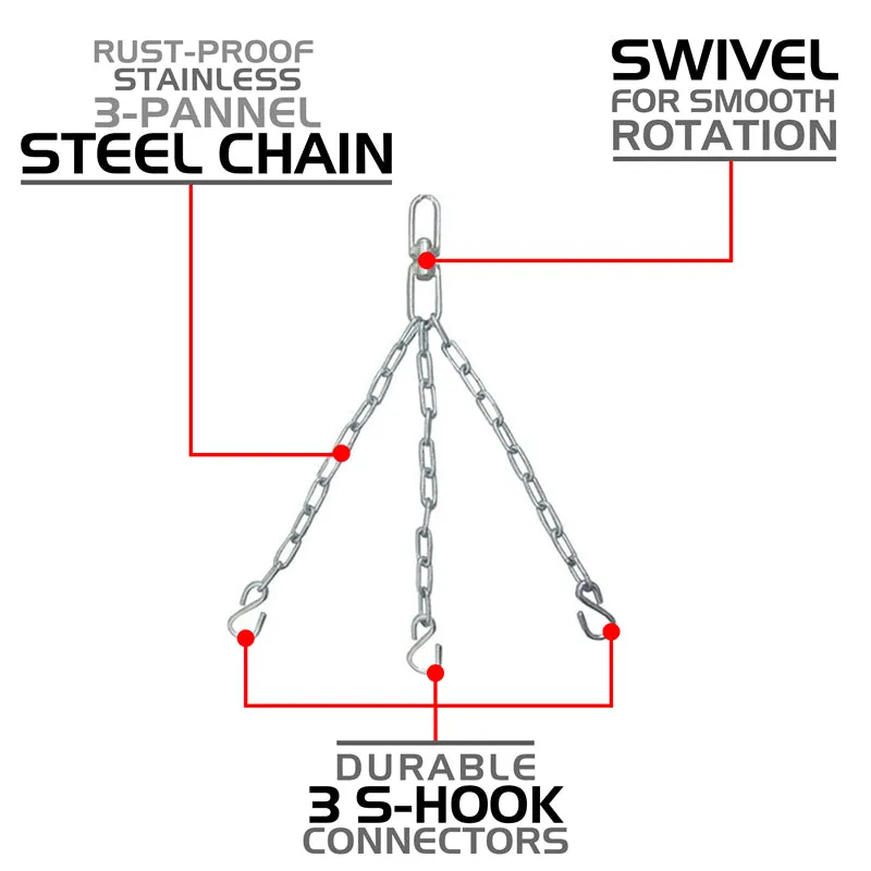 RDX X1 3 Hook Punch Bag Chains