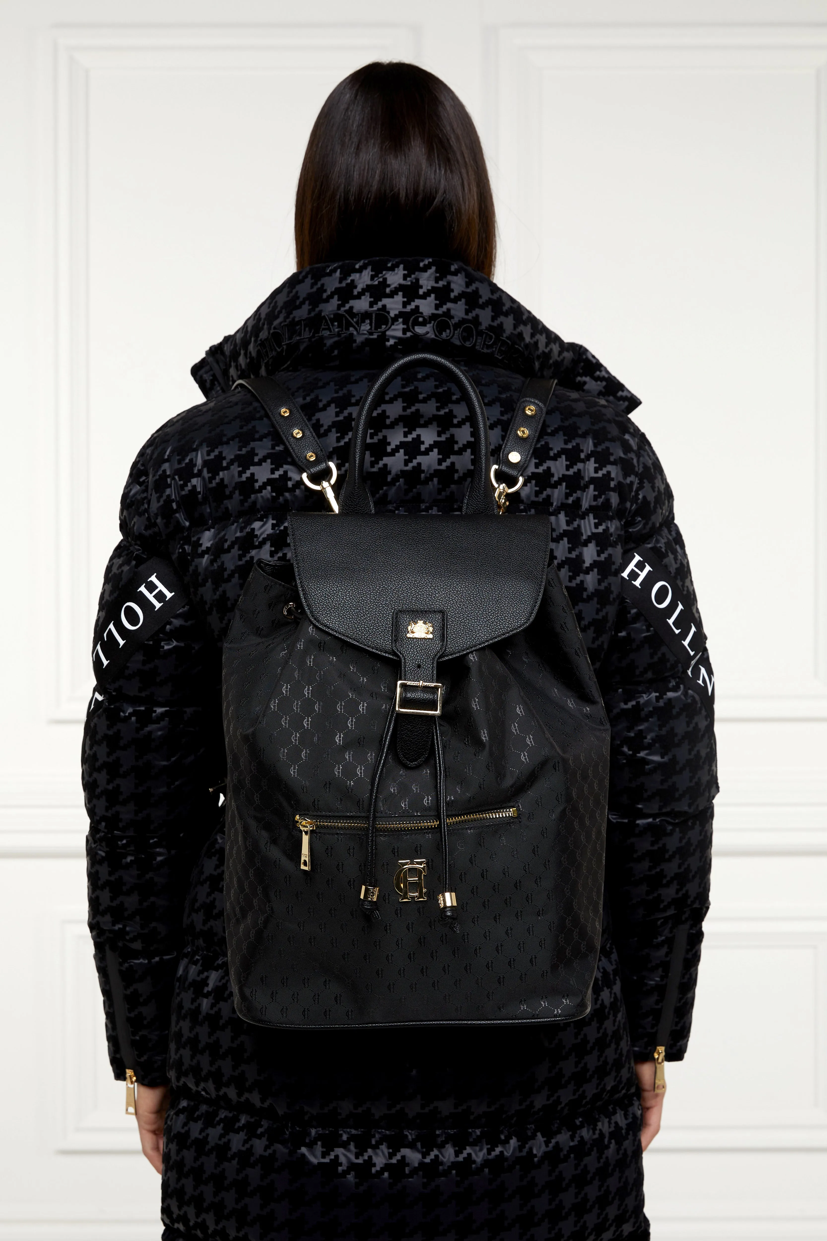 Regency Monogram Backpack (Black Monogram)