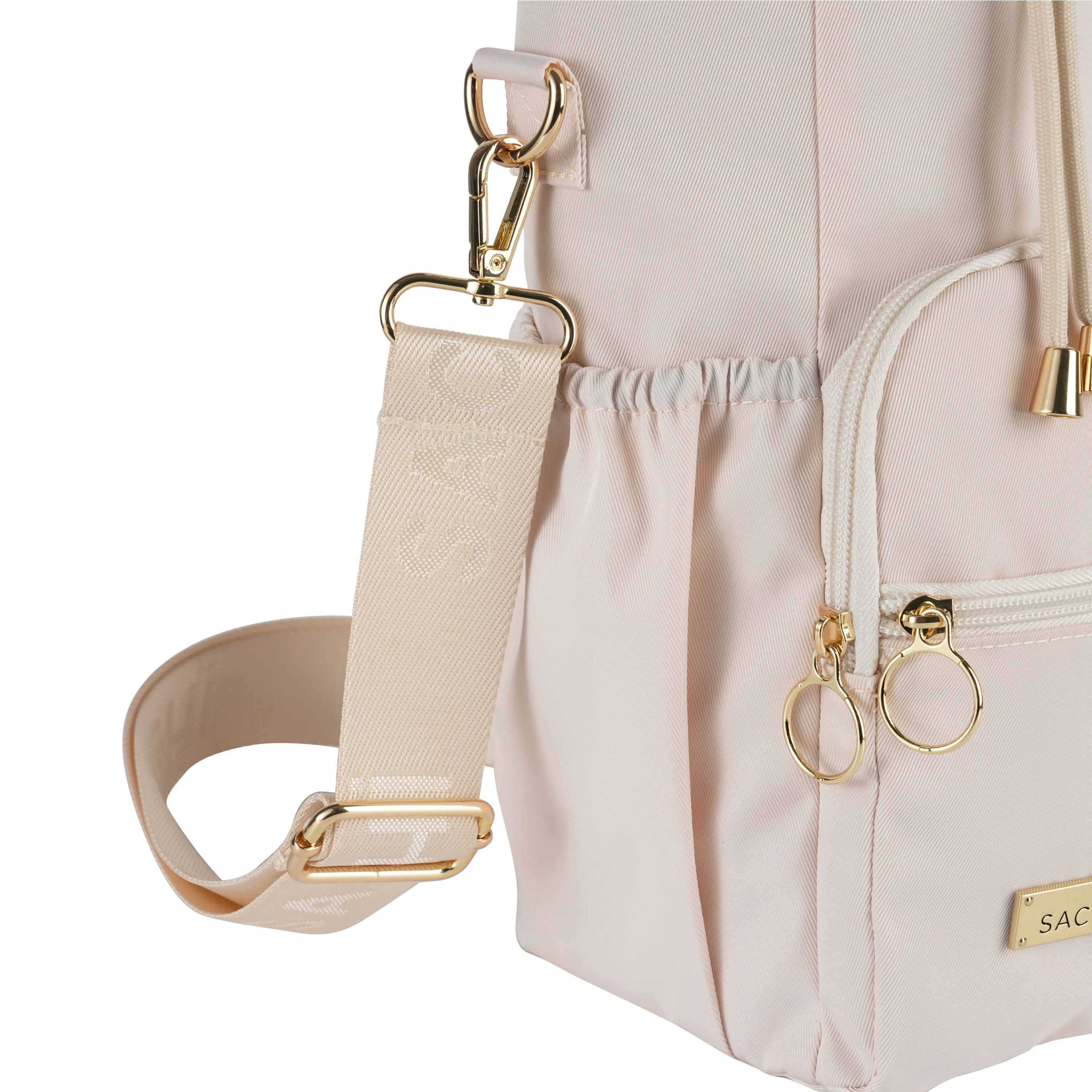 Sachi Crossbody Insulated Bottle Bag - Alabaster